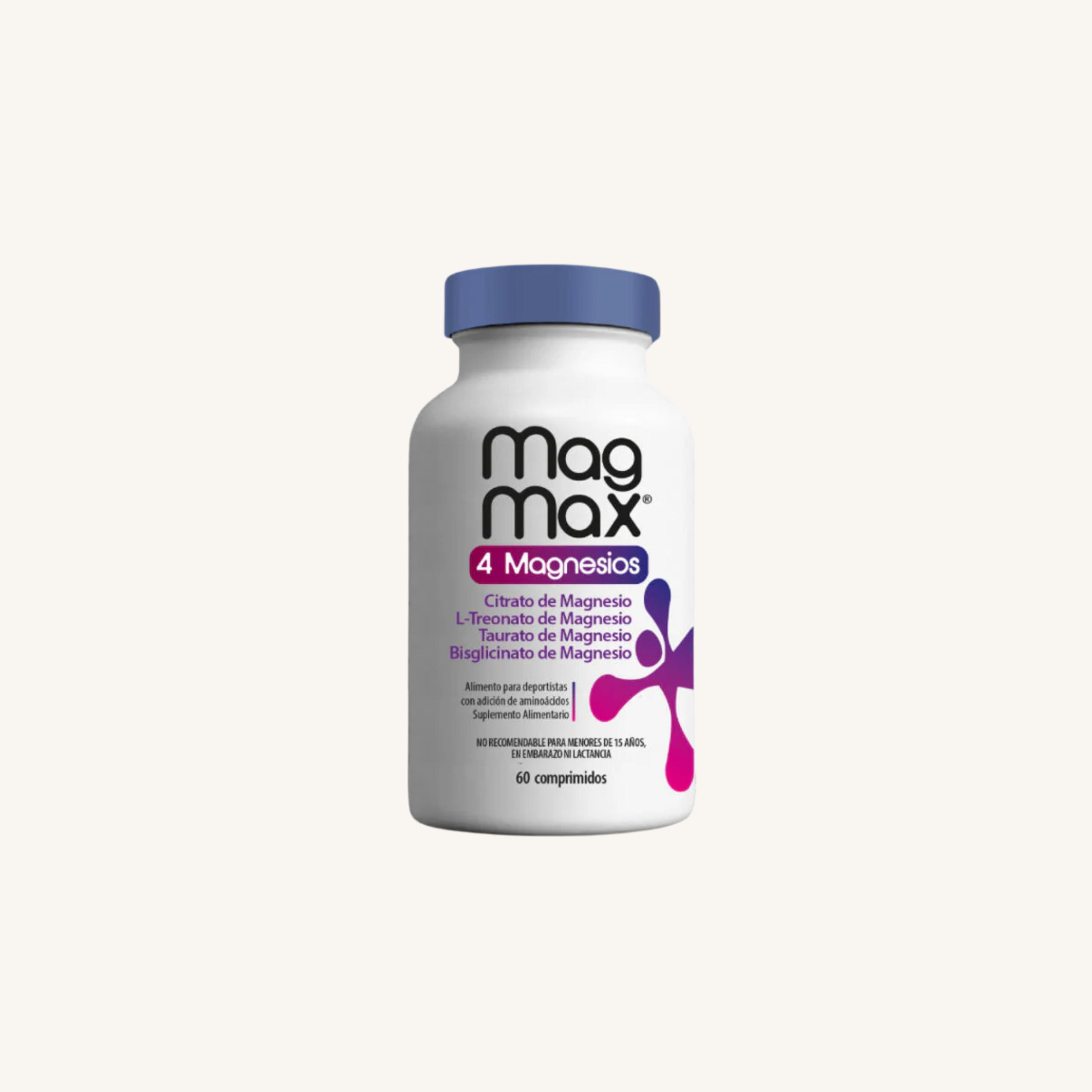 MagMax 4 Magnesios Bisglcinato + Citrato - 60 comprimidos