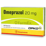 Omeprazol Cápsula con gránulos con recubrimiento entérico 20 mg