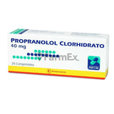 Propranolol (Clorhidrato) Comprimido 40 mg
