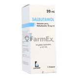 Salbutamol (Sulfato) Solución para nebulización 5 mg/ml