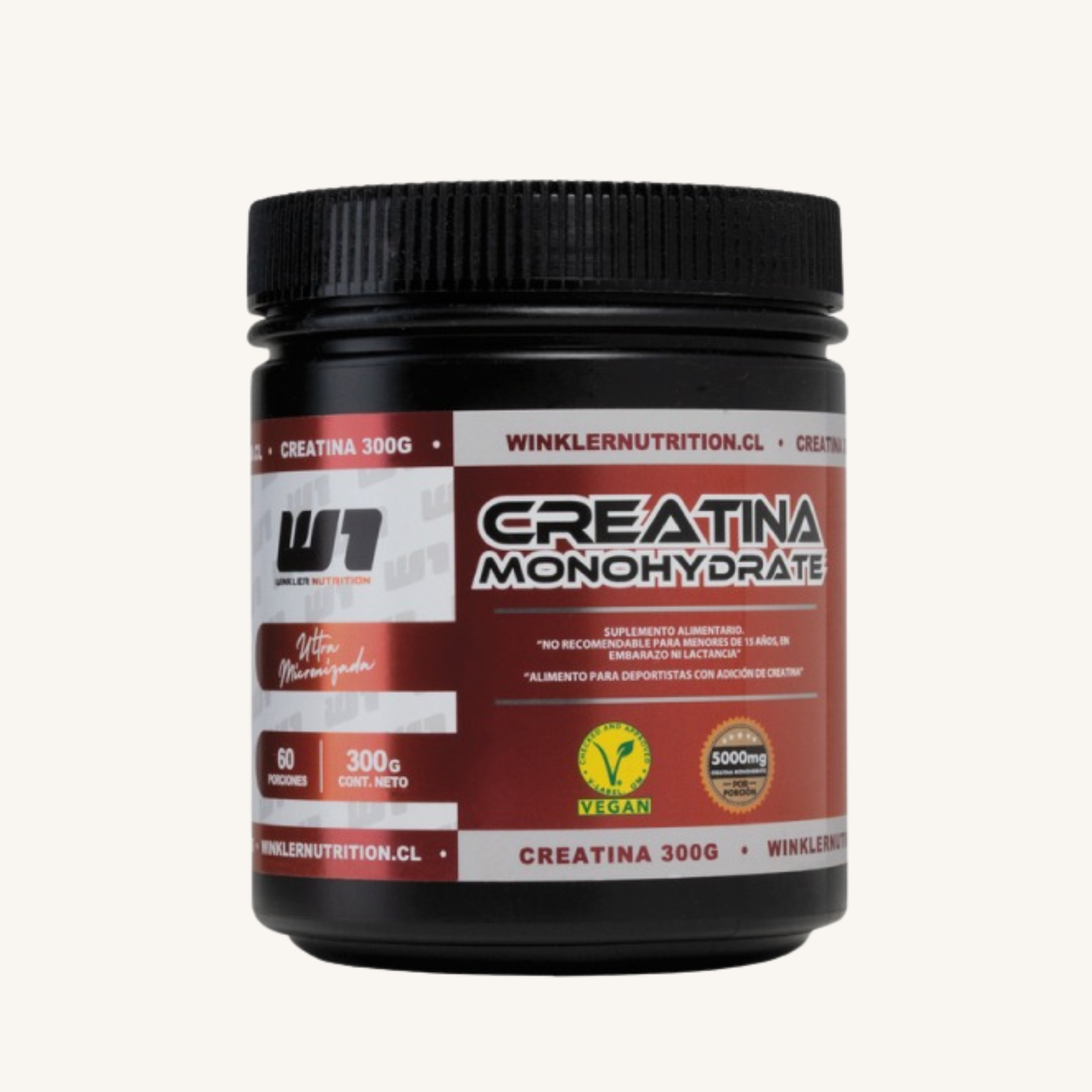 Creatina Monohidrato 300 grs. 60 servicios