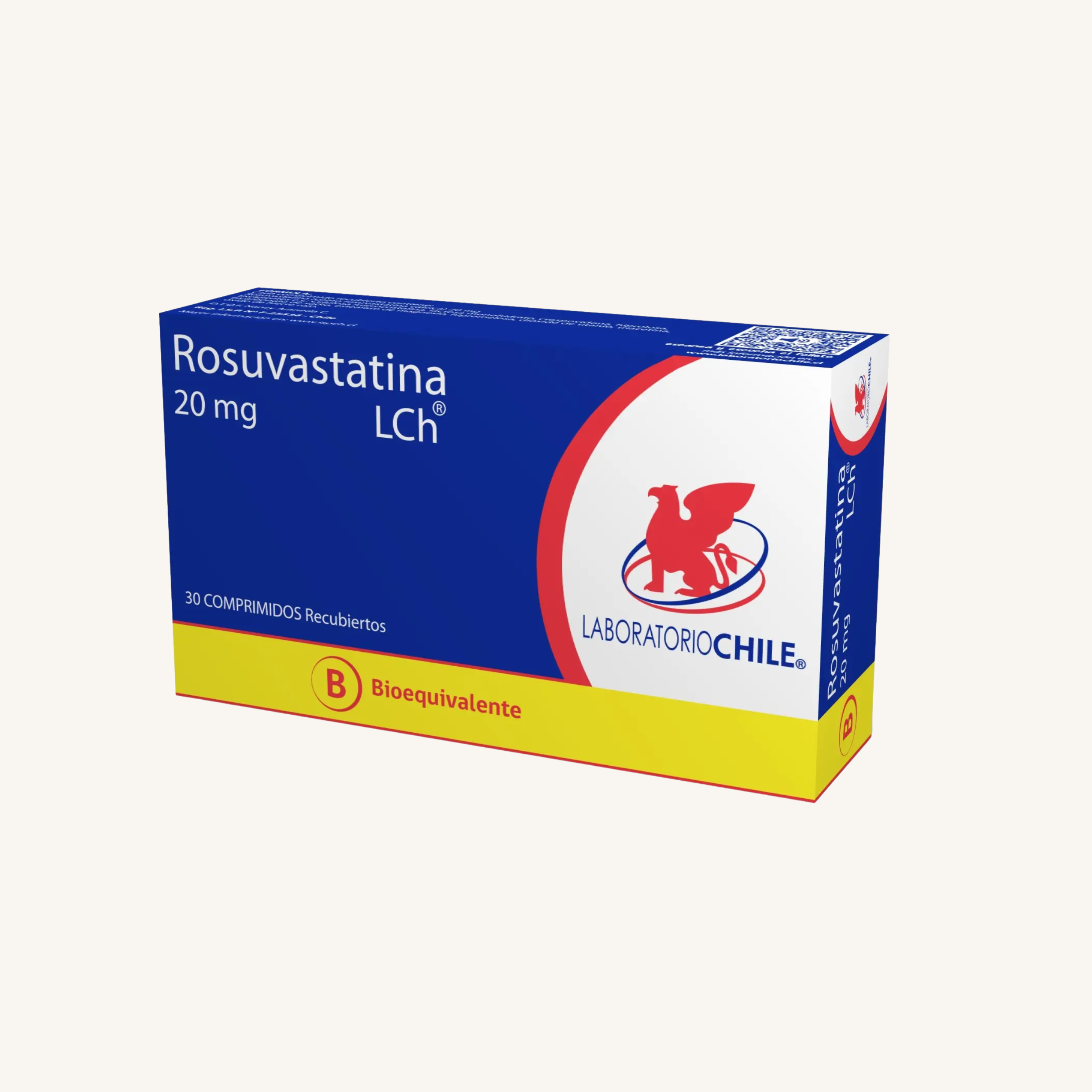 Rosuvastatina 20 mg x 30 comprimidos