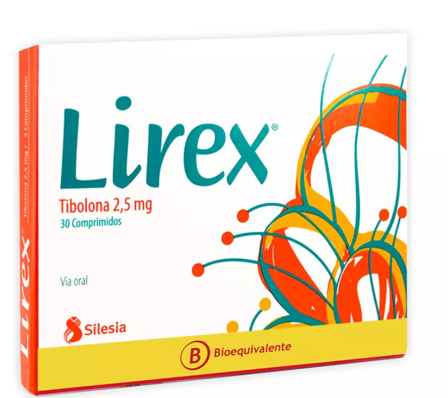 Lirex (B) Tibolona 2.5mg 30 Comprimidos