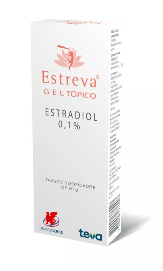 Estreva Estradiol 0,1% Gel Tópico 50g