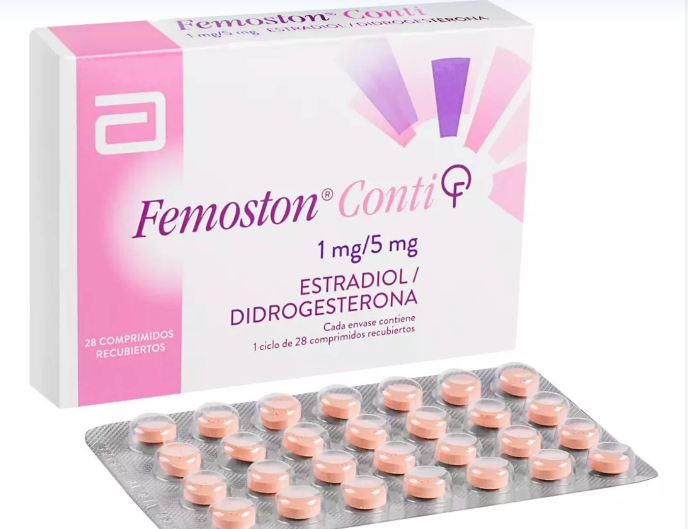 Femoston Continuo Estradiol 1 mg Didrogesterona 5 mg 28 Comprimidos Recubiertos