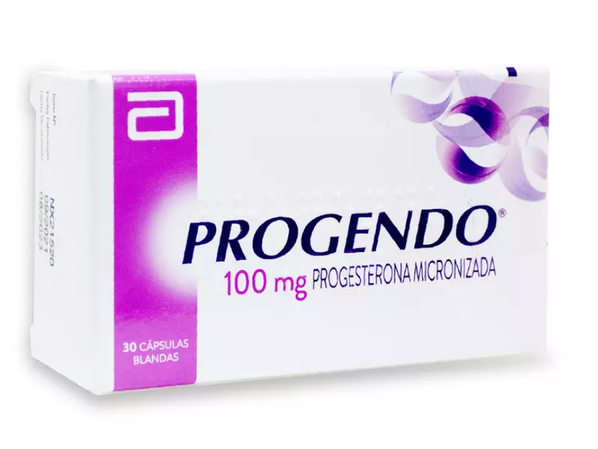 Progendo Progesterona 100 mg 30 Cápsulas Blandas